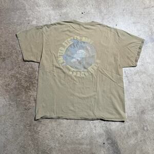 Vintage VTG Y2K Sun Faded US Navy Submariner Graphic T-Shirt
